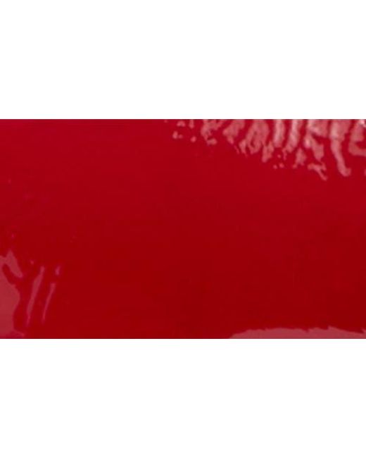 Kate Spade Red Lover Crinkle Patent Leather Low Pump