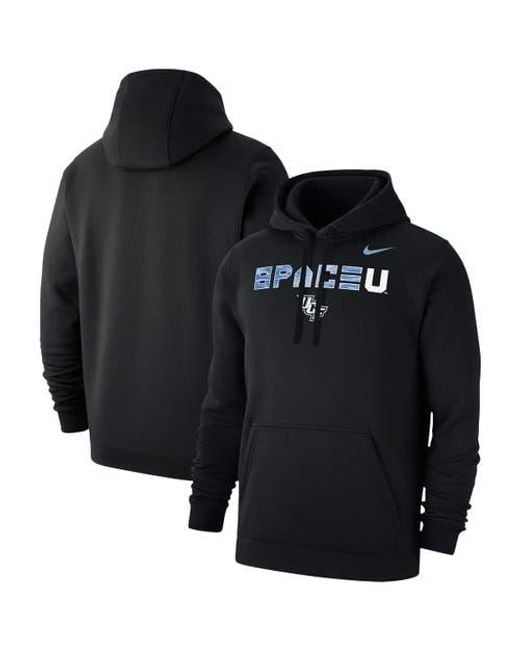 Nike Black Ucf Knights 2025 Space Game Club Fleece Hoodie for men