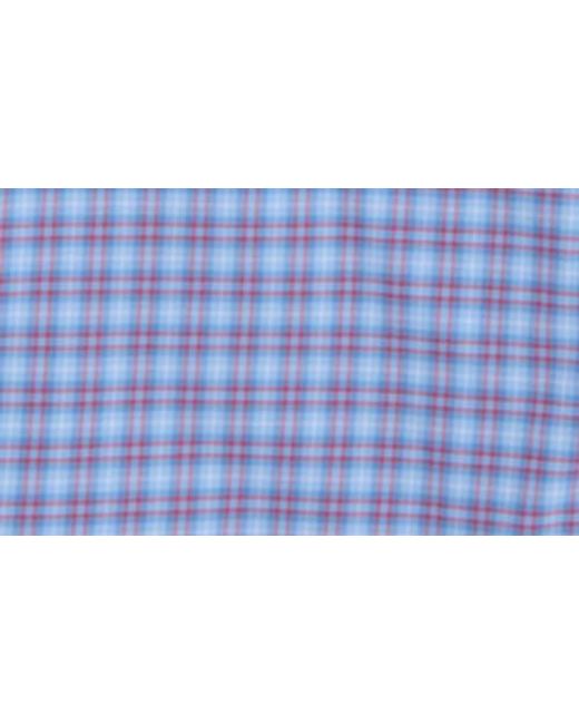 Vineyard Vines Blue Cobia Check Featherweight Performance Button-Down Shirt for men
