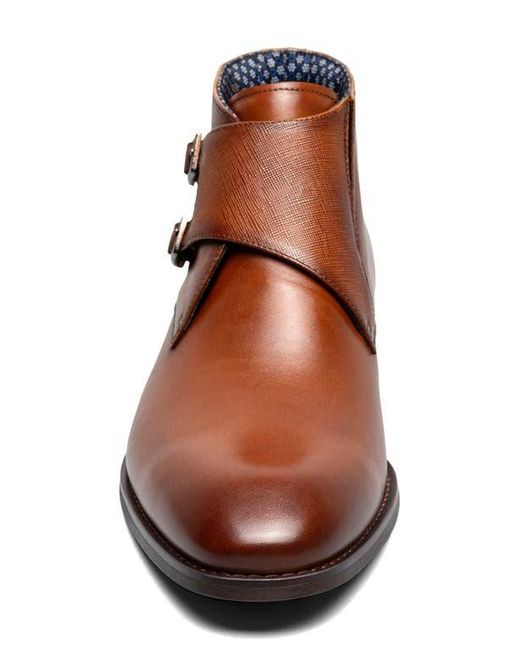 Stacy Adams Brown Kaius Double Monk Strap Boot for men