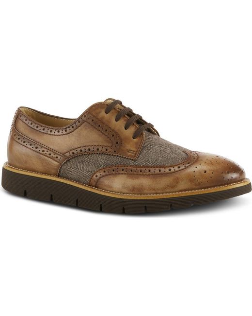 Spring Step Brown Beaufort Derby