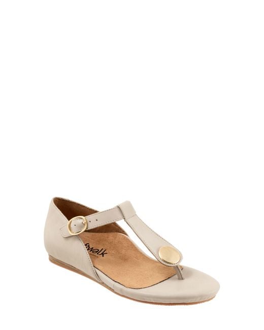 Softwalk® Natural Ankle Strap Sandal