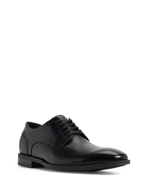 ALDO Black Teodoro Plain Toe Derby for men