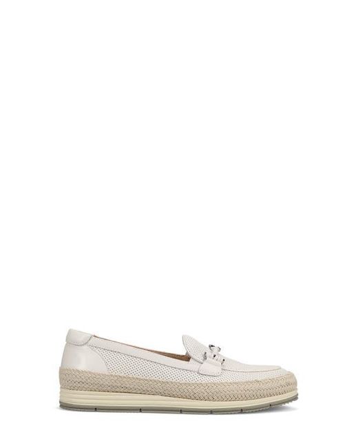 Vaneli White Quarzi Bit Platform Loafer