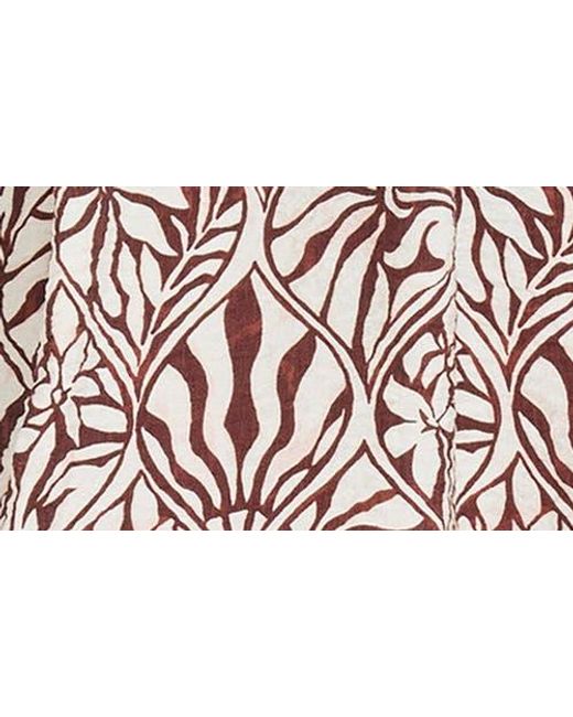 The Good Journey Multicolor Print Empire Waist Minidress