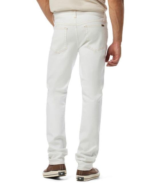 Joe's Jeans White The Brixton Slim Straight Leg Jeans for men