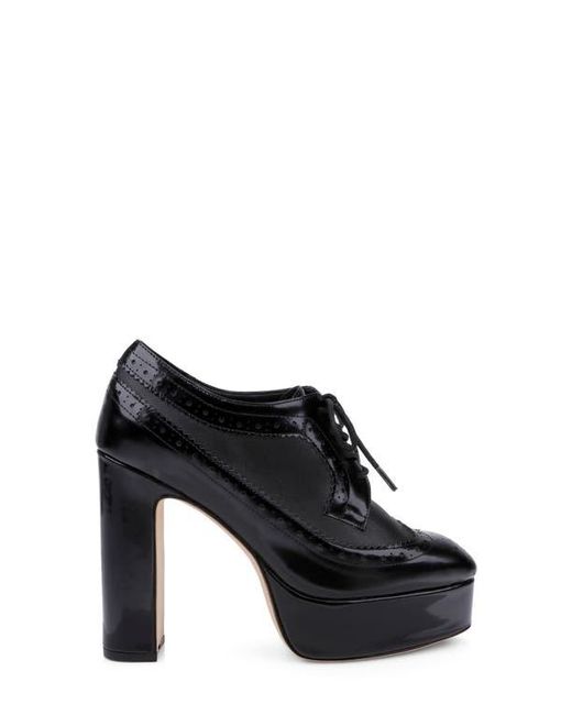 L'Agence Black Tania Platform Pump