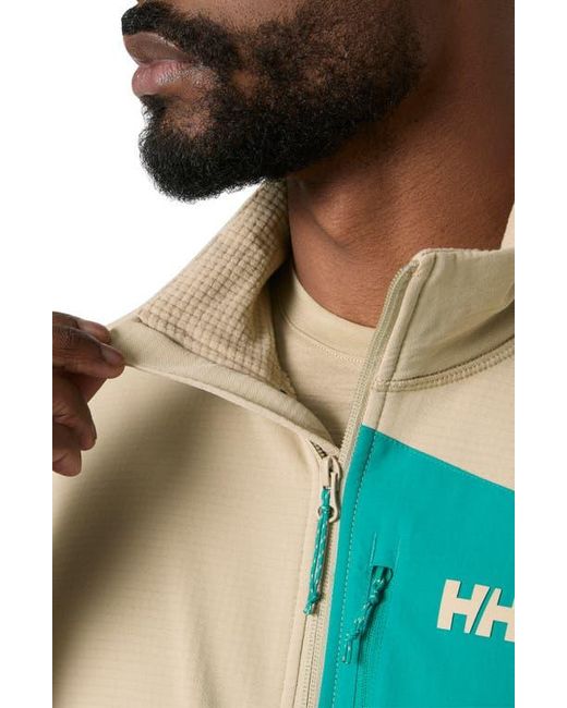Helly Hansen Green Versalite Fleece Half Zip Pullover for men