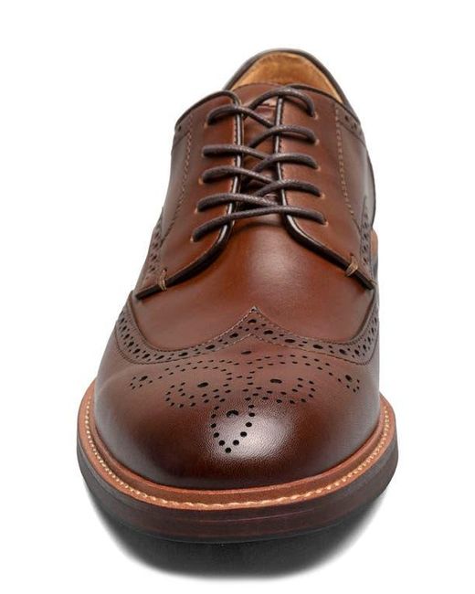Florsheim Brown Anthem Wingtip Blucher for men