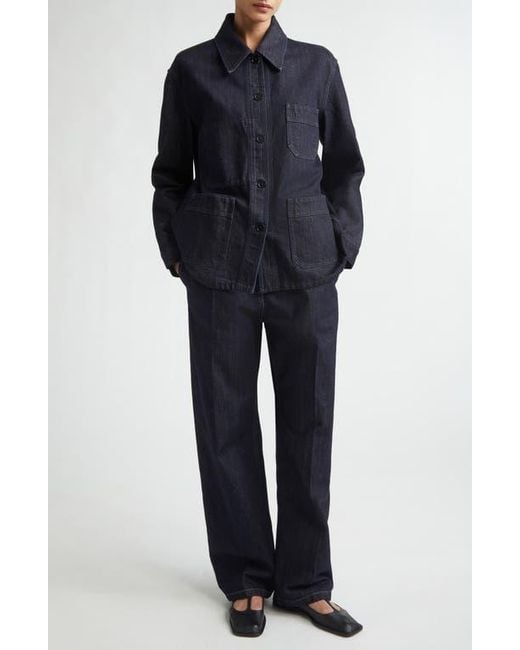ジャケット・アウター JIL SANDER Work Jacket Jil Sander Workwear Denim Jacket in Blue | Lyst
