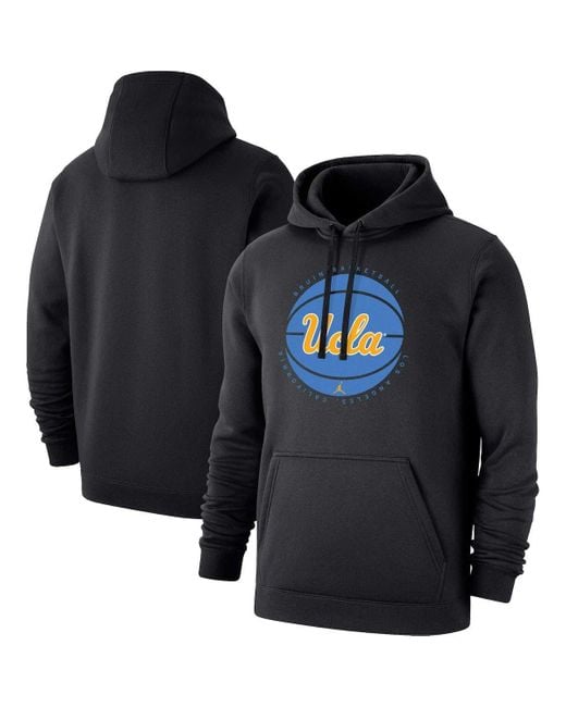 Nike Ucla Bruins Basketball Pullover Hoodie At Nordstrom in Black for