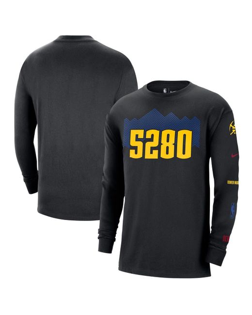 Nike Blue Denver nuggets 2023/24 City Edition Max90 Expressive Long Sleeve T-shirt At Nordstrom for men