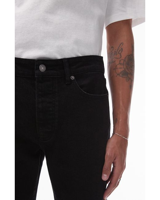 Topman Black Skinny Jeans for men
