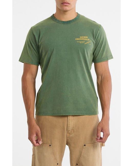 Guess Green Go Hardware Graphic T-Shirt for men