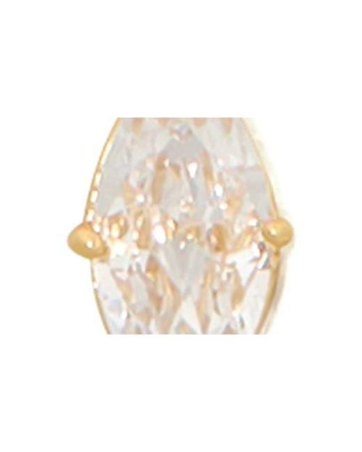 Kate Spade Metallic Signature Solitaire Cubic Zirconia Pendant Necklace