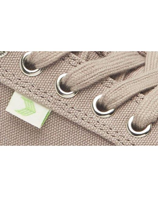 CARIUMA Gray Oca Low Cap Tie Sneaker