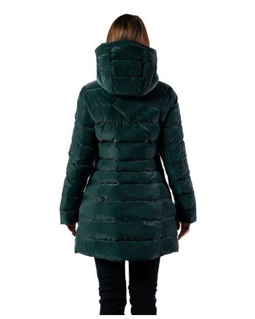 Woodpecker Green Long Robin Medium Weight Coat