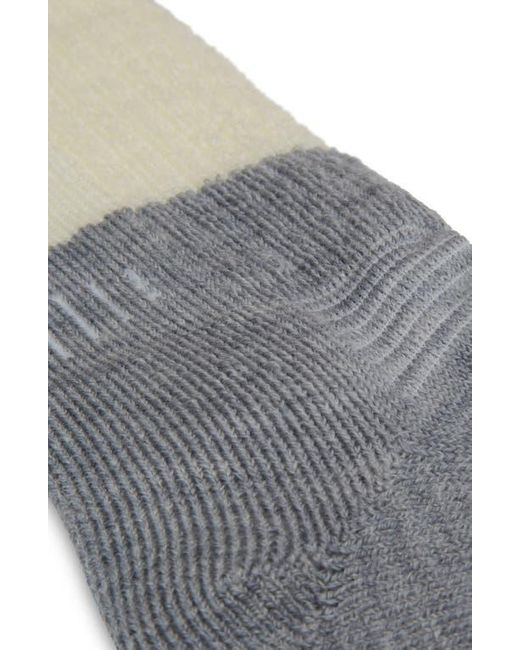 Druthers NYC Gray Vivo Merino Wool Function Blocked Boot Sock for men