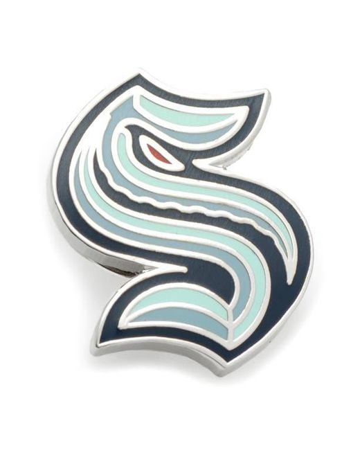 Cufflinks Inc. Gray Seattle Kraken Lapel Pin for men