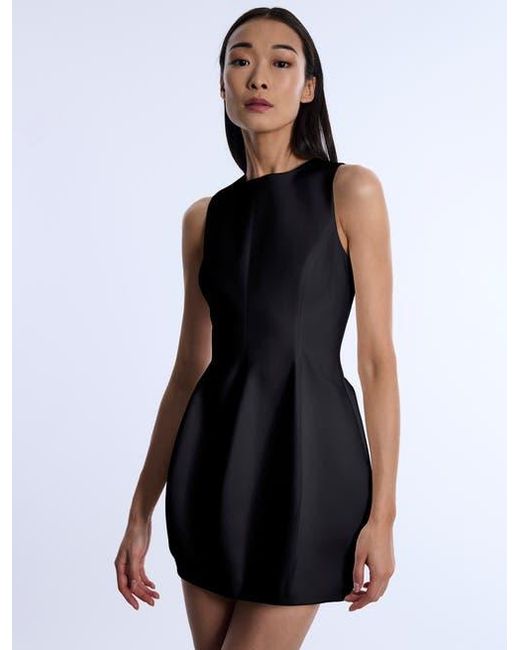 bcbg short black dress BCBGMAXAZRIA Bubble Mini Dress in Black