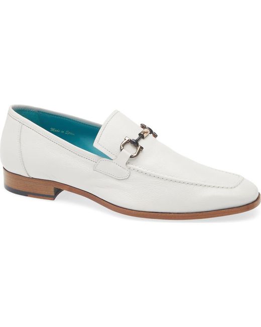 Mezlan Rios Bit Ornament Leather Loafer in White for Men | Lyst display picture 1
