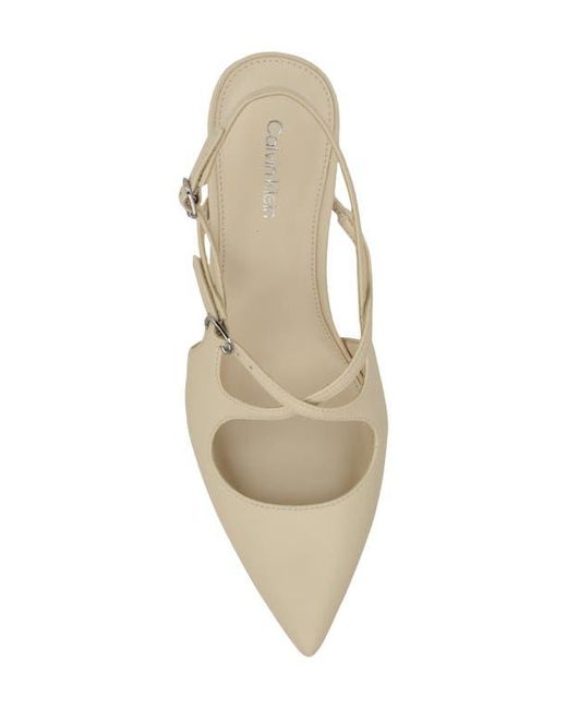 Calvin Klein Metallic Vierra 2 Slingback Pump