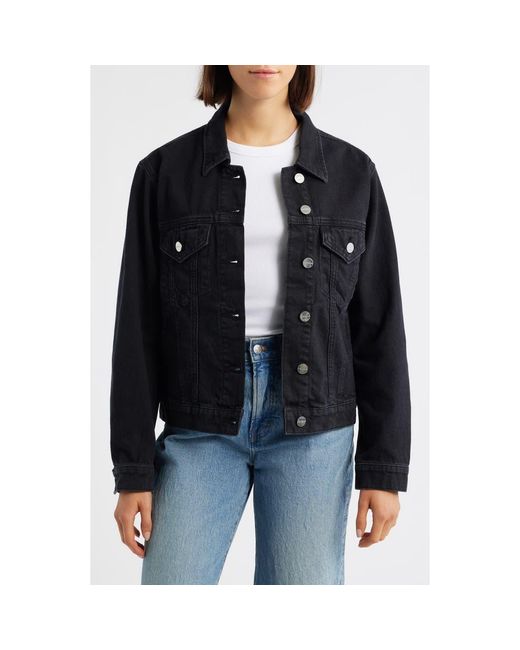 Mavi Black Ruby Denim Trucker Jacket