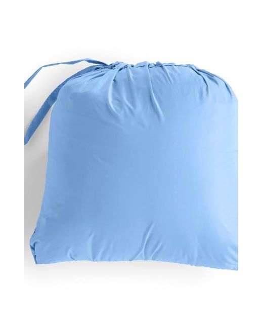 Lands' End Blue Wanderweight Ultralight Packable Down Jacket
