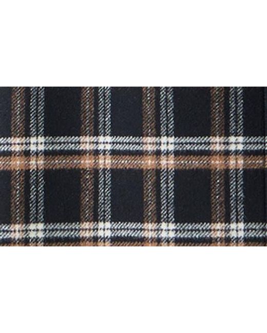 Akris Punto Black Plaid Double Face Wool Blend Trench Coat