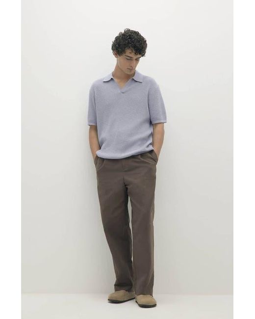Naked Cashmere Gray Chase Polo for men