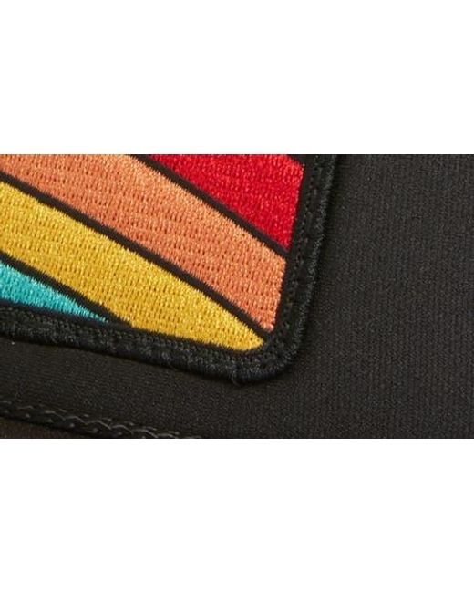 Friday Feelin Black Rad Patch Trucker Hat