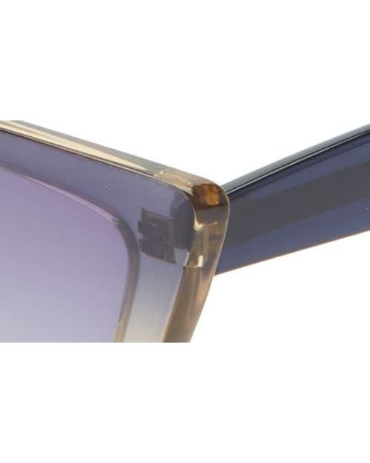 & Other Stories Multicolor Gradient Angular Cat Eye Sunglasses