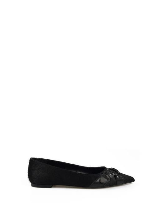 Zigi Black Hilo Pointed Toe Flat
