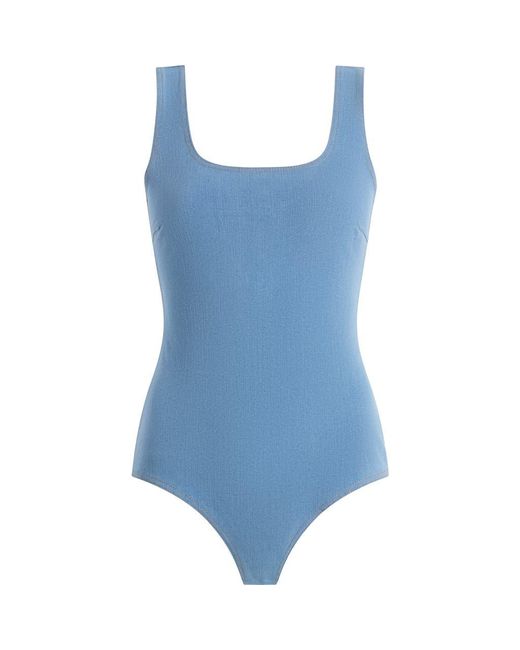 Commando Blue Do It All Denim Bodysuit
