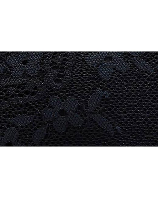 Free People Black Intimately Fp Nolita Longline Lace Bralette