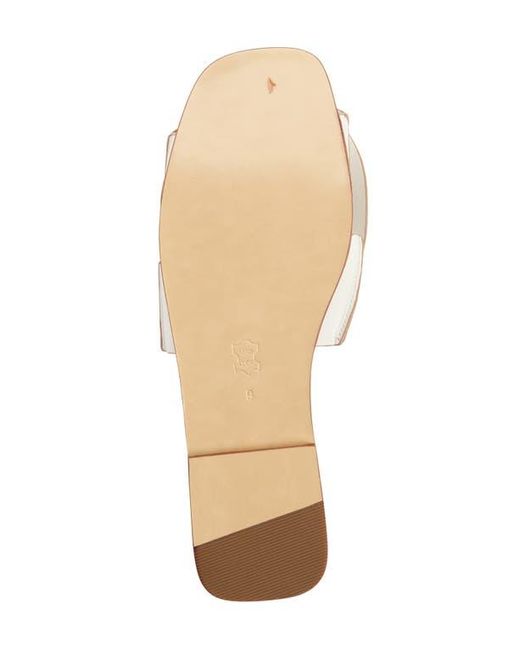 Cecelia New York White Wendy Slide Sandal