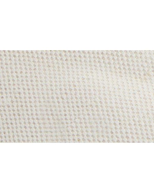 Saint Laurent White Monogramme Logo Espadrille
