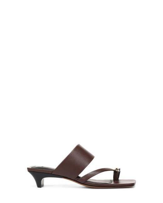 Vince White Stacy Toe Loop Sandal