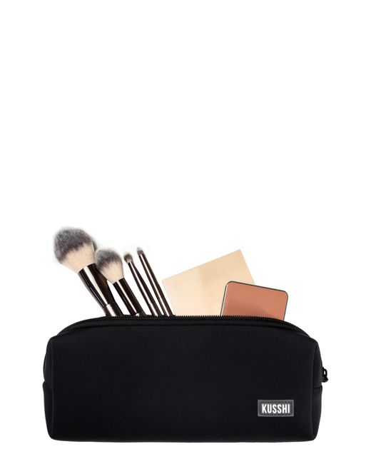 KUSSHI Black Essentials Cosmetics Pouch
