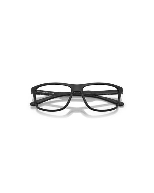 Arnette Black 57Mm Rectangle Optical Glasses for men
