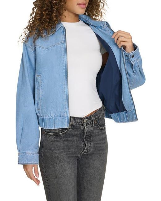 Levi's Blue Western Denim Bomber