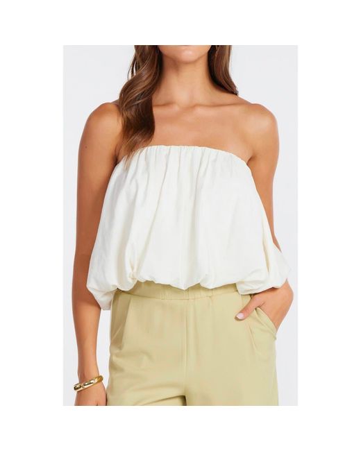 Bishop + Young White Serene Bubble Solid Top