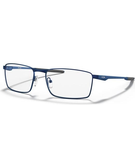 Oakley Blue 57Mm Rectangle Optical Glasses for men
