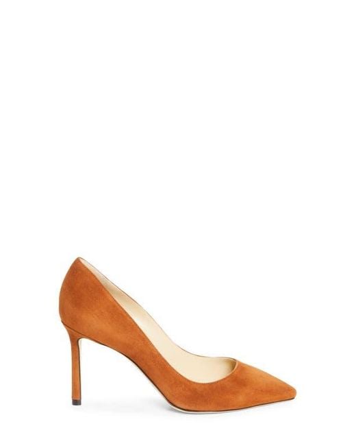 Jimmy Choo Brown Romy Pointed Toe Pump