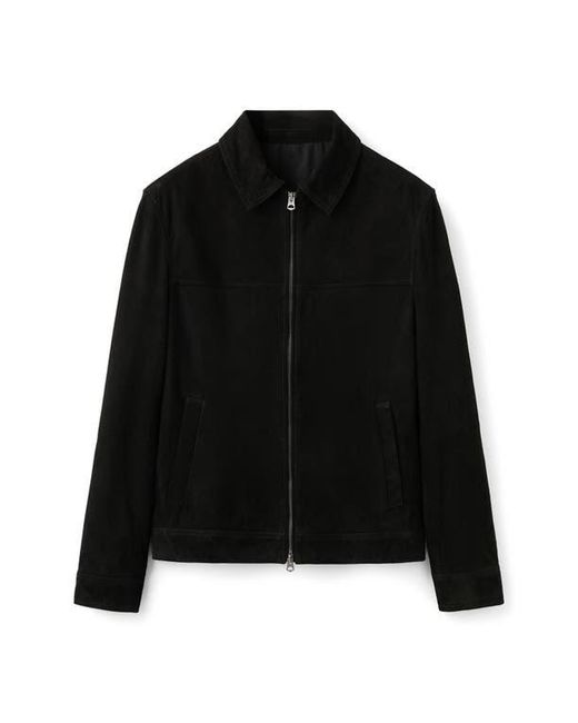 Mango Black Suede Jacket for men