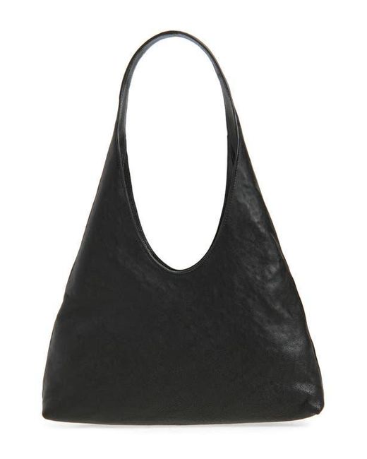 Alexander Wang Black Small Pike Leather Hobo Bag