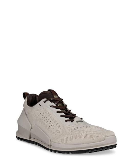 Ecco White Biom 2.0 Knit Sneaker for men