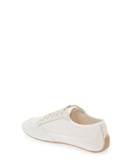 The Row White Bonnie Low Top Sneaker