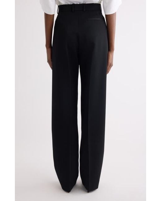 Givenchy Black Cocoon Wool Grain De Poudre Pants