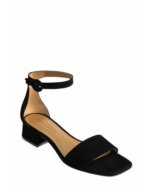 Bernardo Black Jalena Ankle Strap Sandal